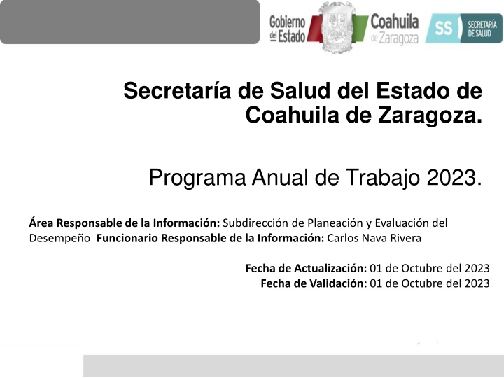 secretar a de salud del estado de coahuila