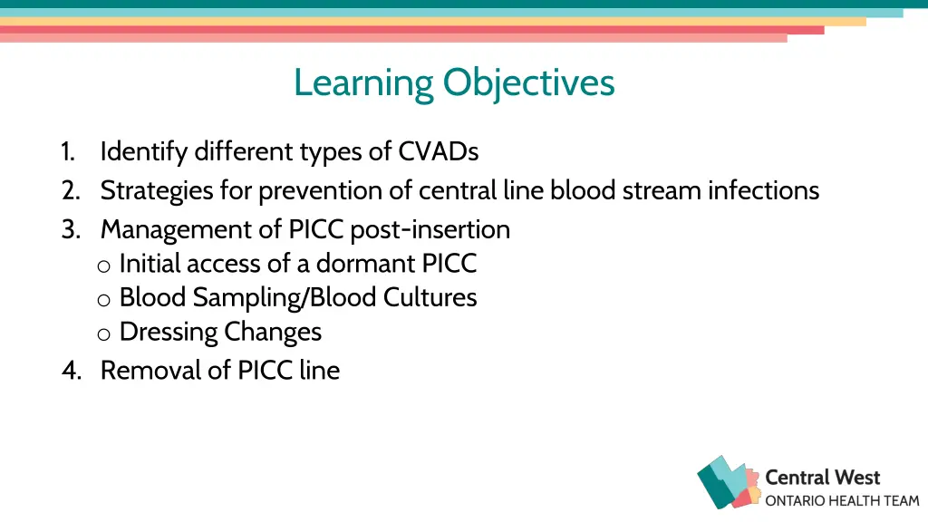 learning objectives