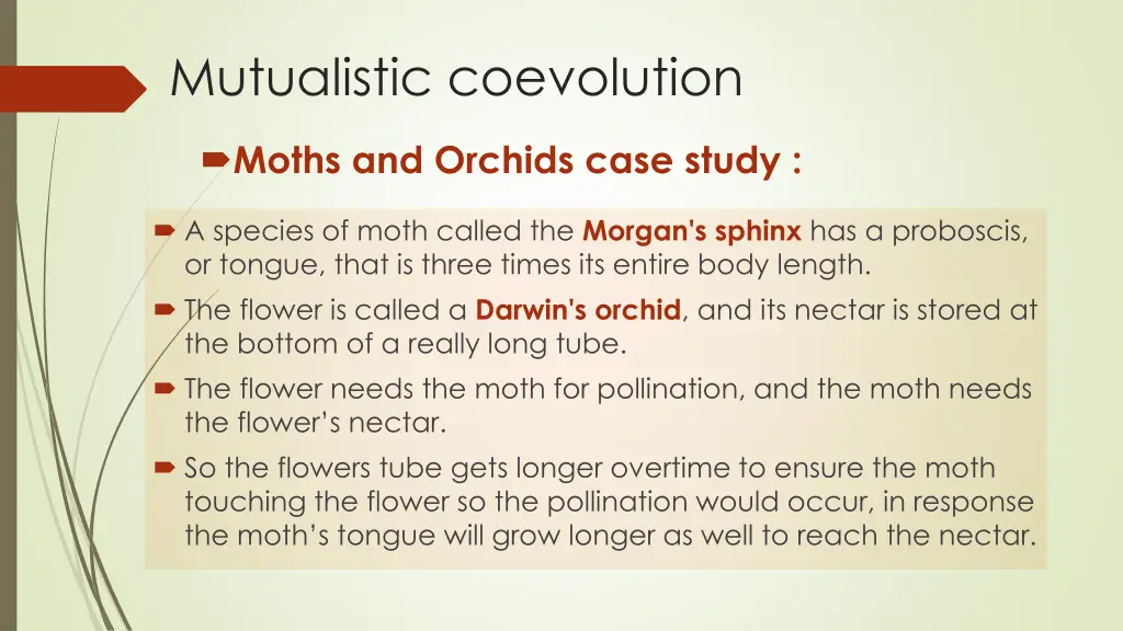 mutualistic coevolution