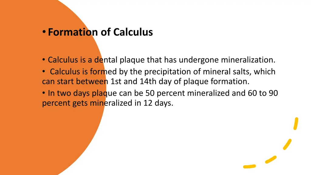 formation of calculus