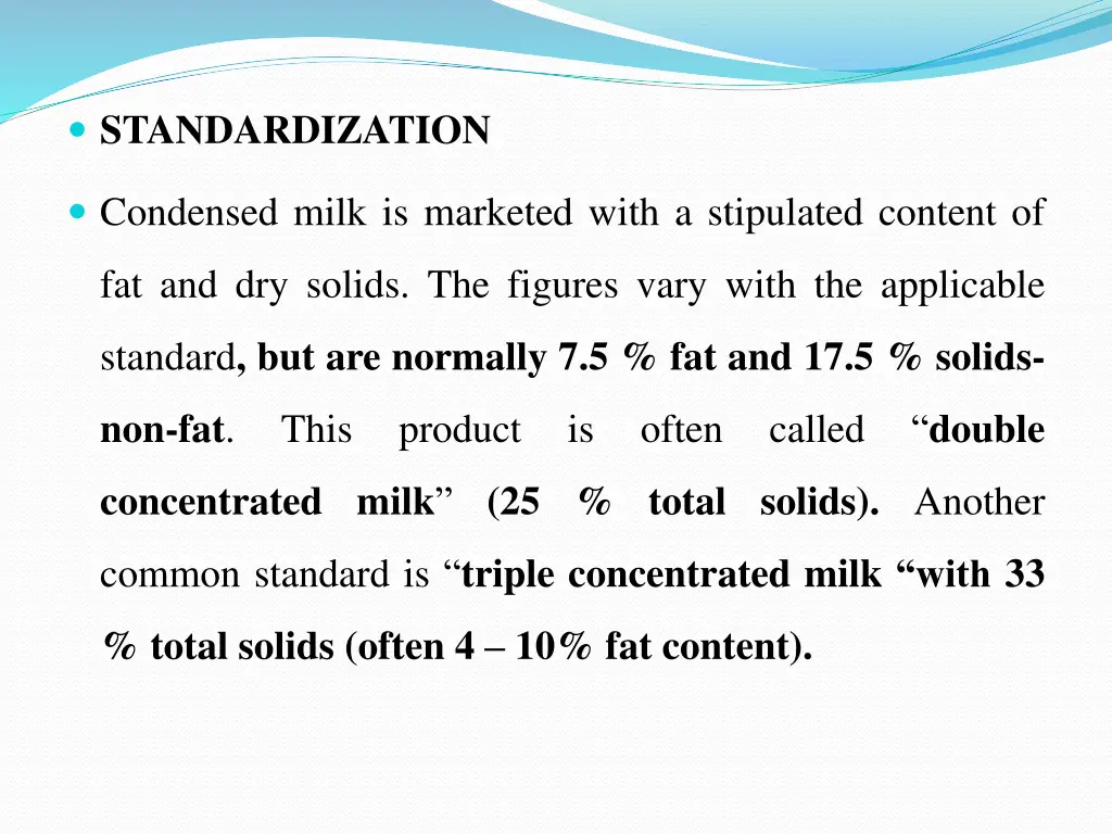 standardization