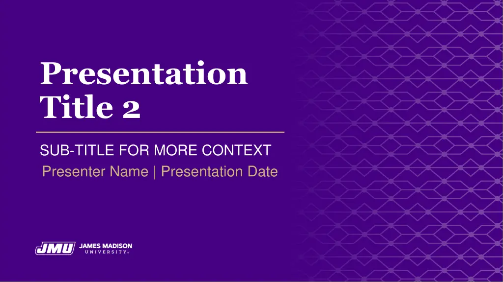 presentation title 2