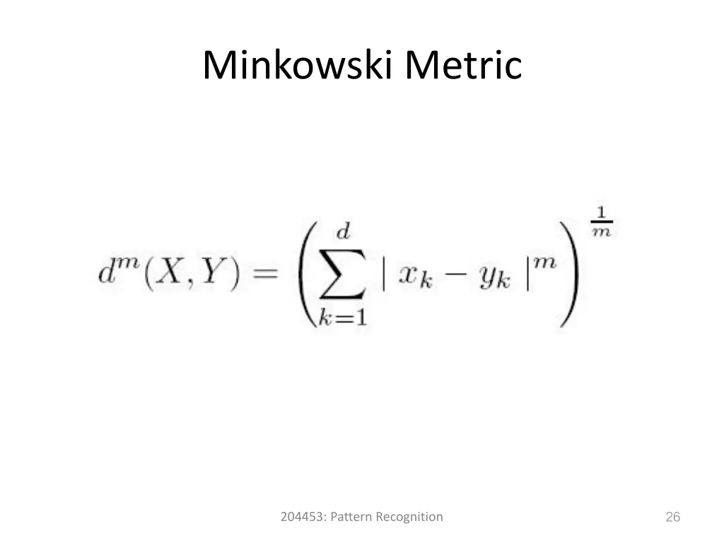 minkowski metric