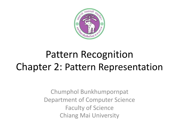 pattern recognition chapter 2 pattern