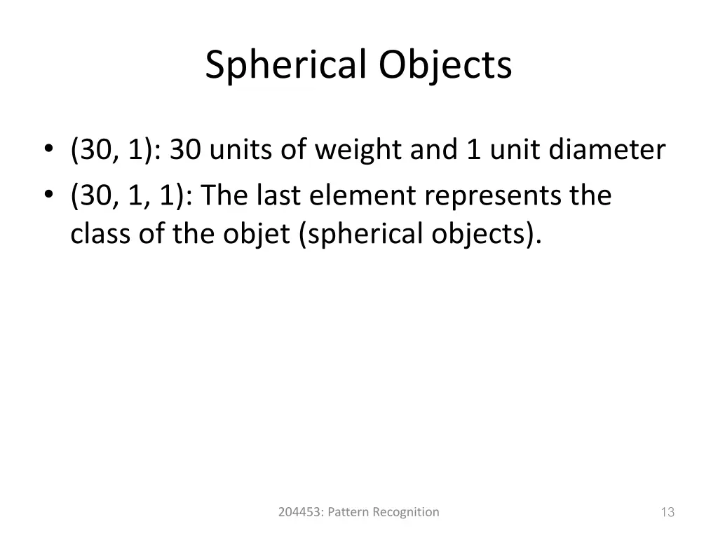 spherical objects