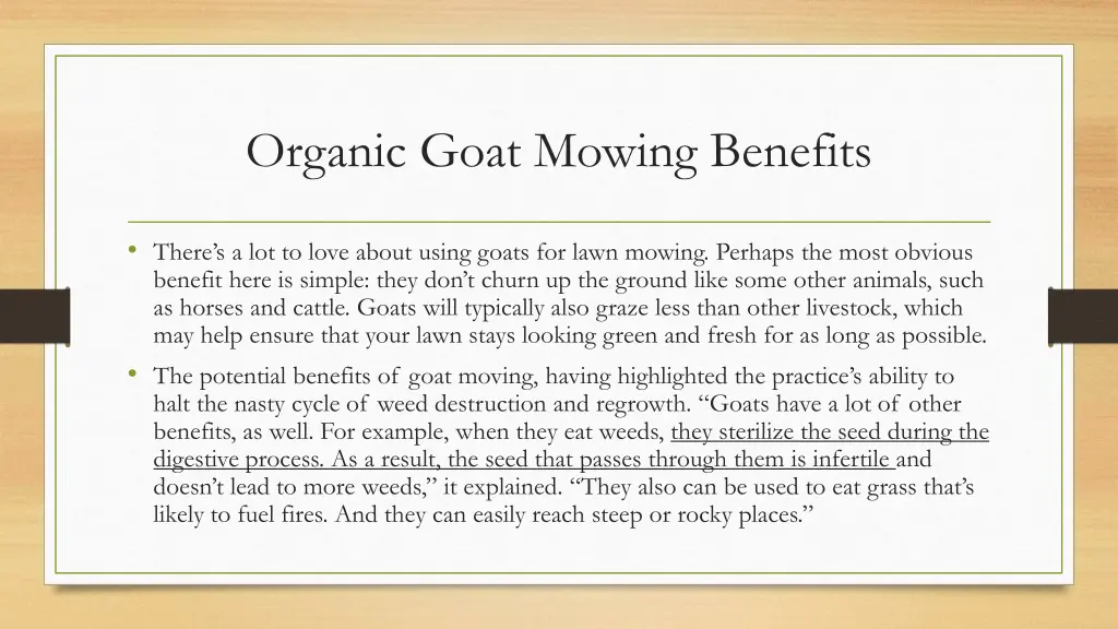 organic goat mowing benefits 1