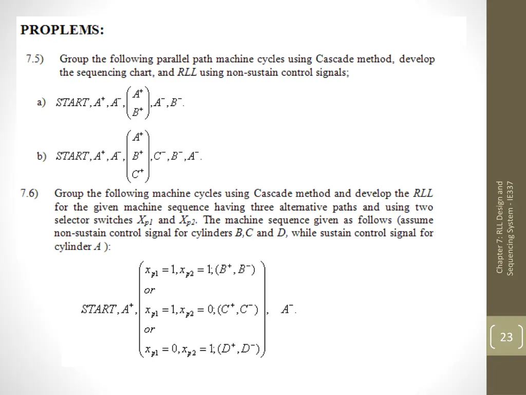 chapter 7 rll design and 1