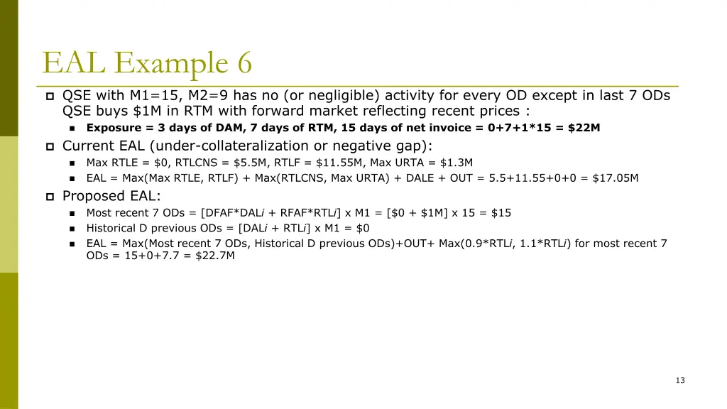 eal example 6 qse with