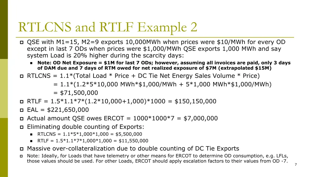 rtlcns and rtlf example 2
