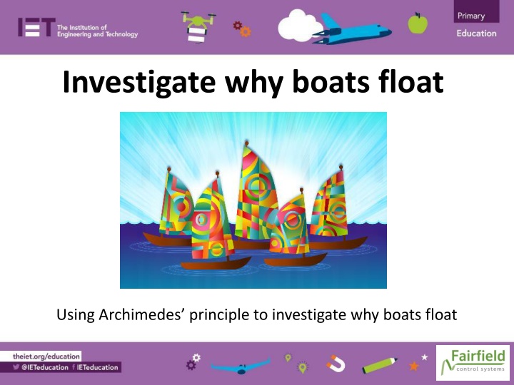 investigate why boats float