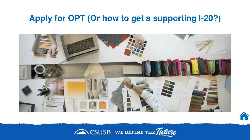 apply for opt or how to get a supporting i 20