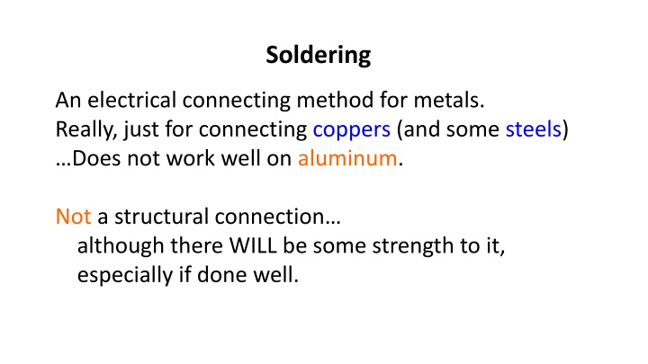 soldering