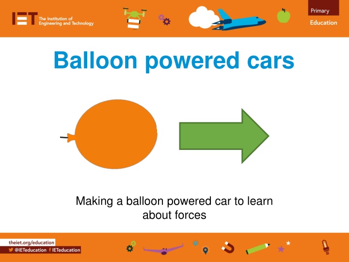 balloon powered cars