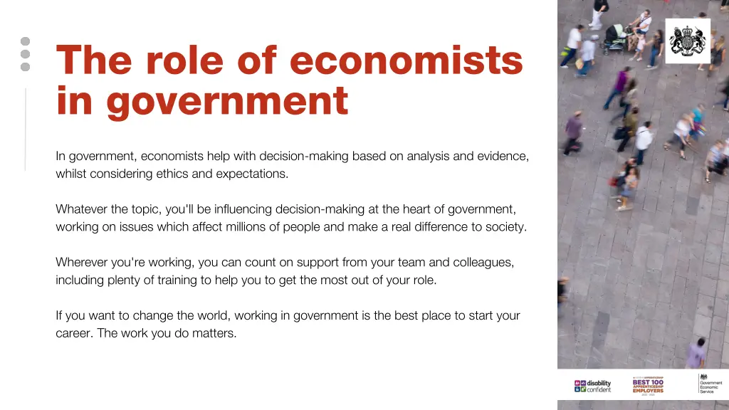 the role of economists in government