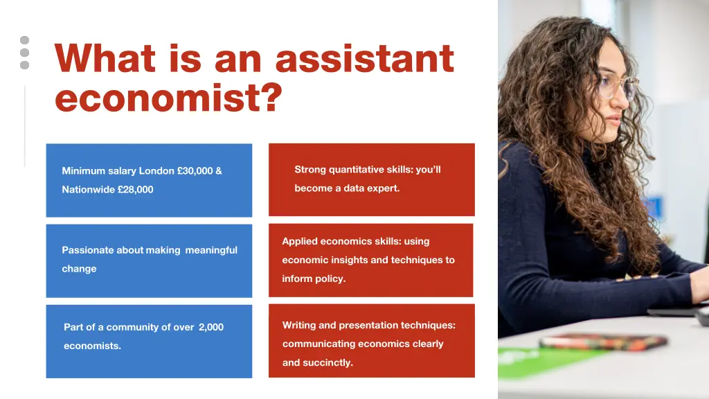 what is an assistant economist