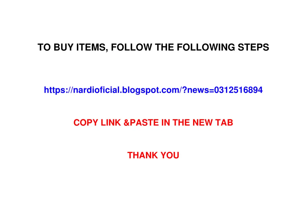 to buy items follow the following steps