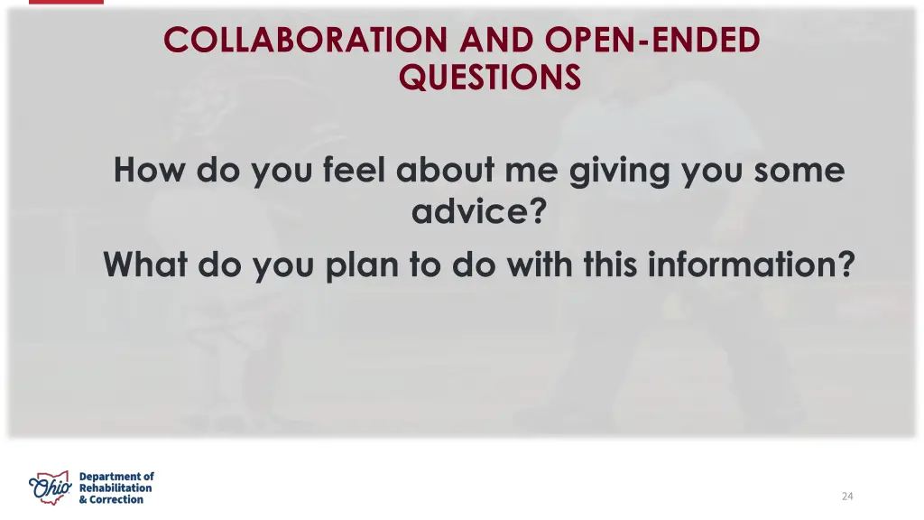 collaboration and open ended questions