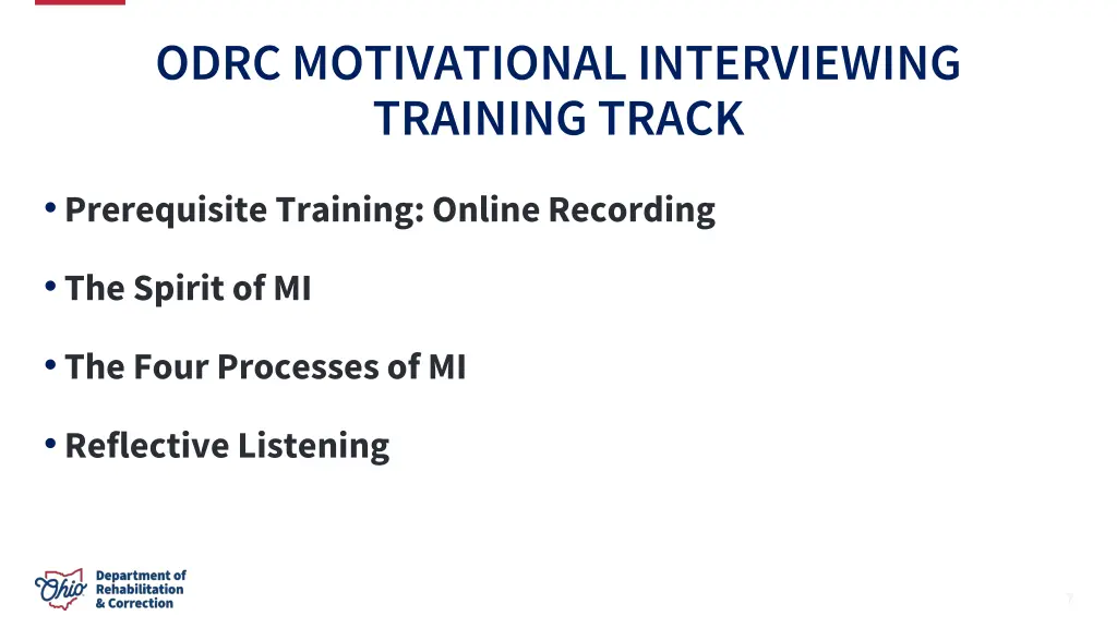 odrc motivational interviewing training track