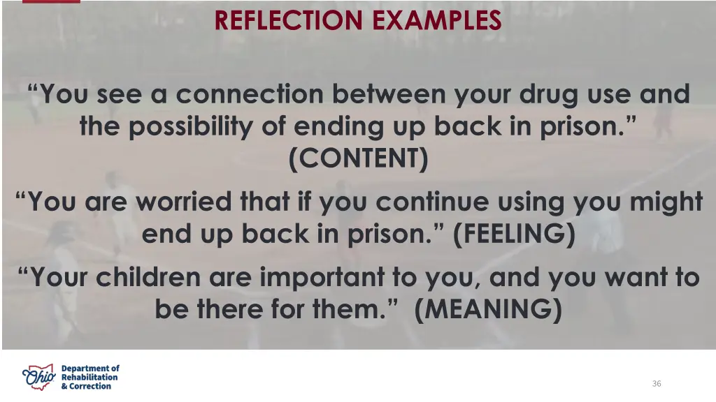 reflection examples