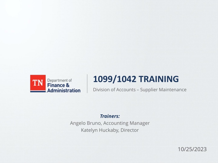 1099 1042 training