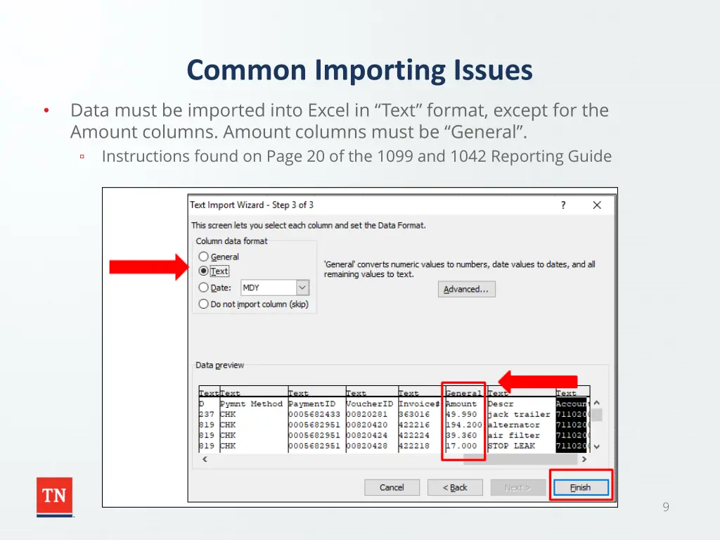 common importing issues