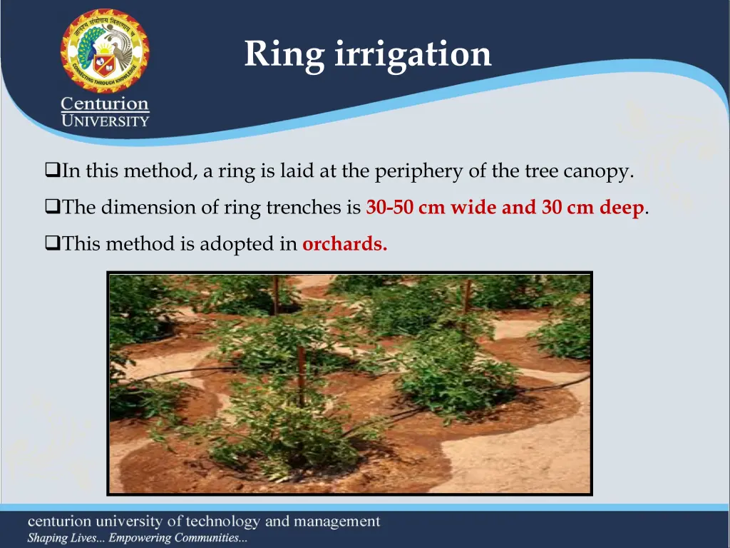 ring irrigation