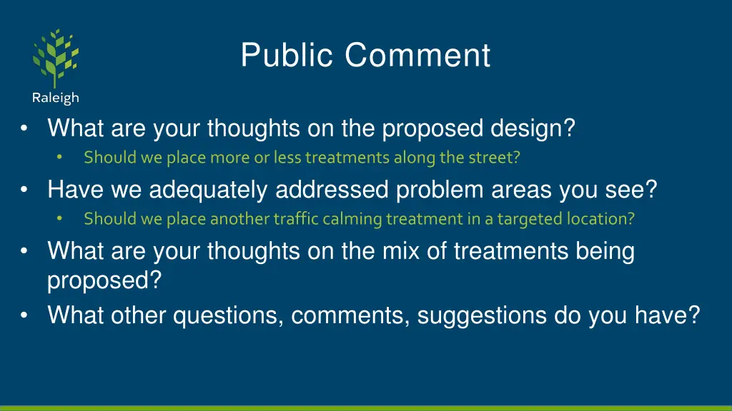 public comment