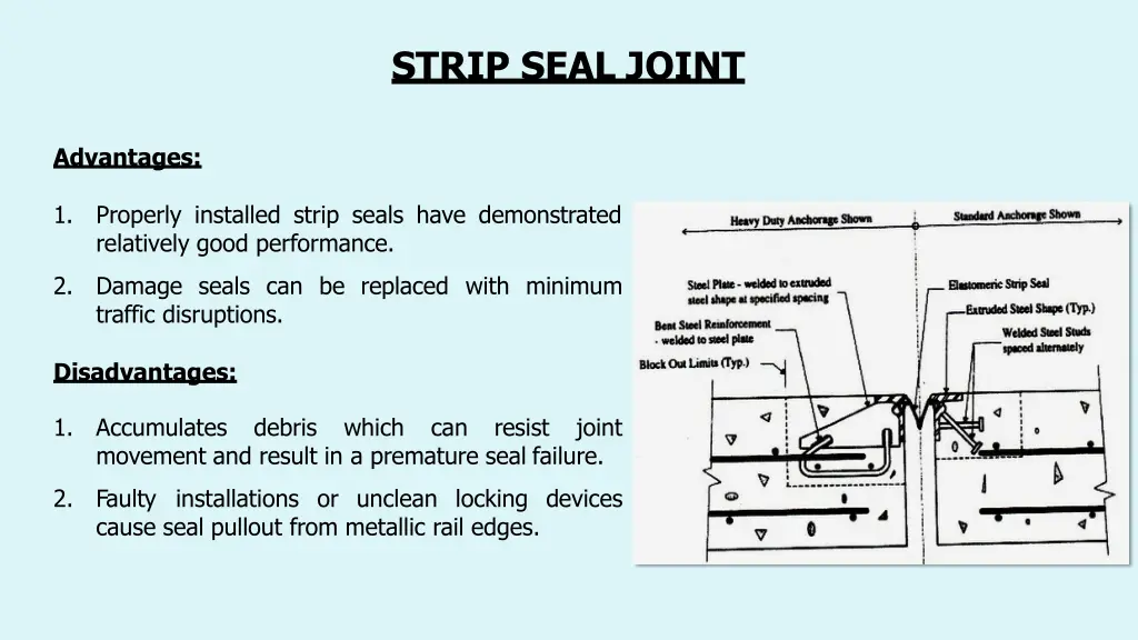 strip seal joint