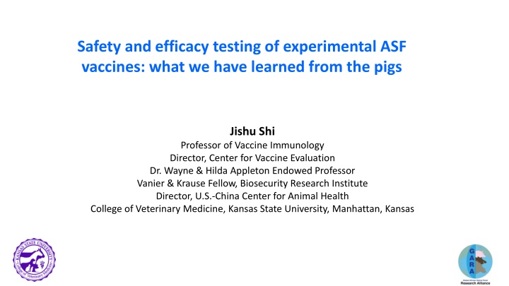 safety and efficacy testing of experimental