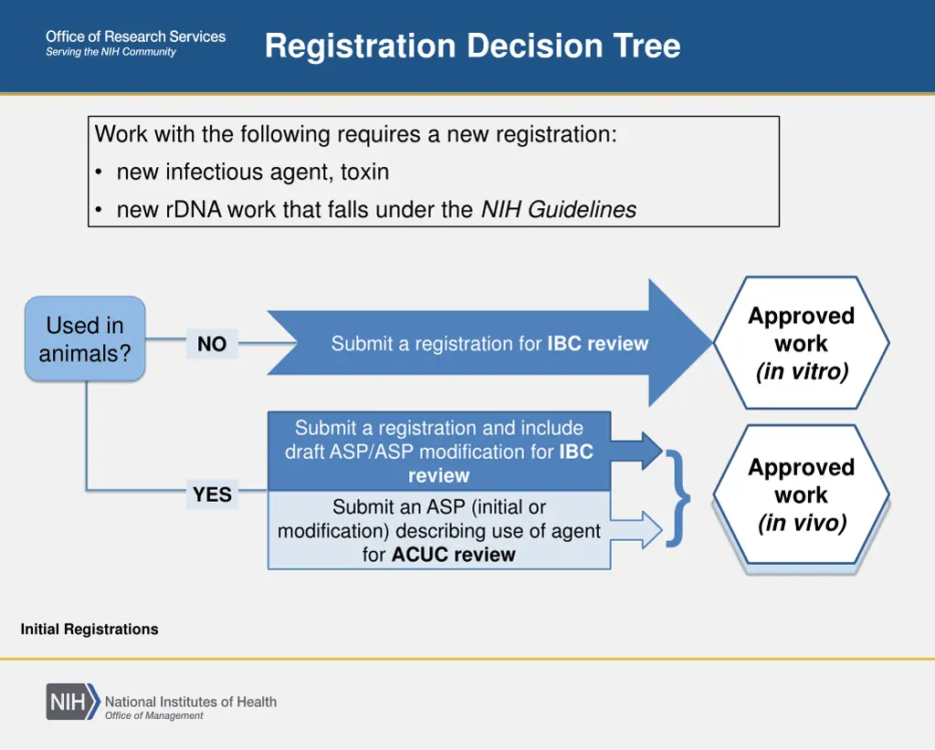 registration decision tree