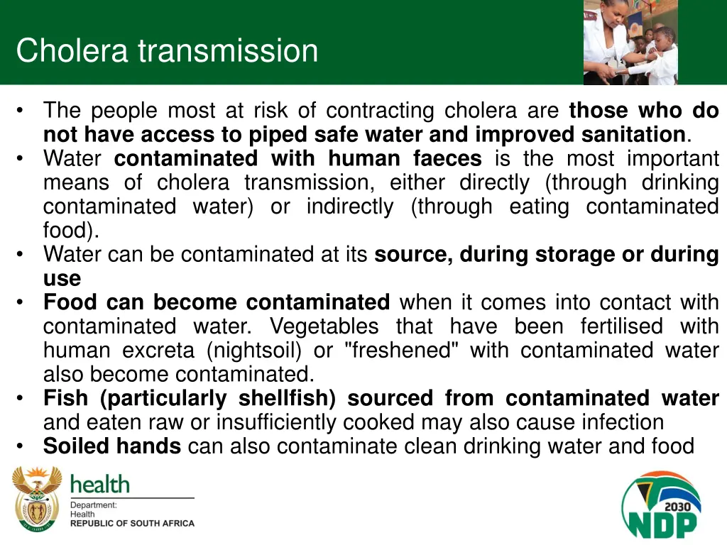 cholera transmission