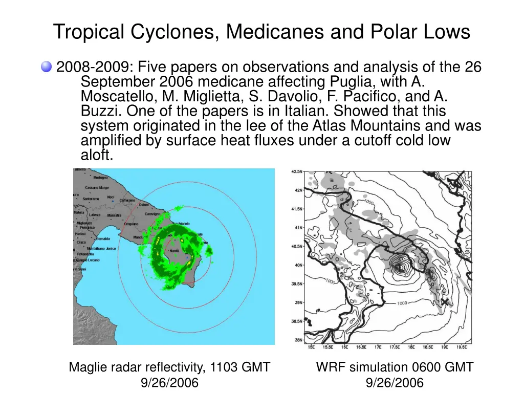 tropical cyclones medicanes and polar lows 2