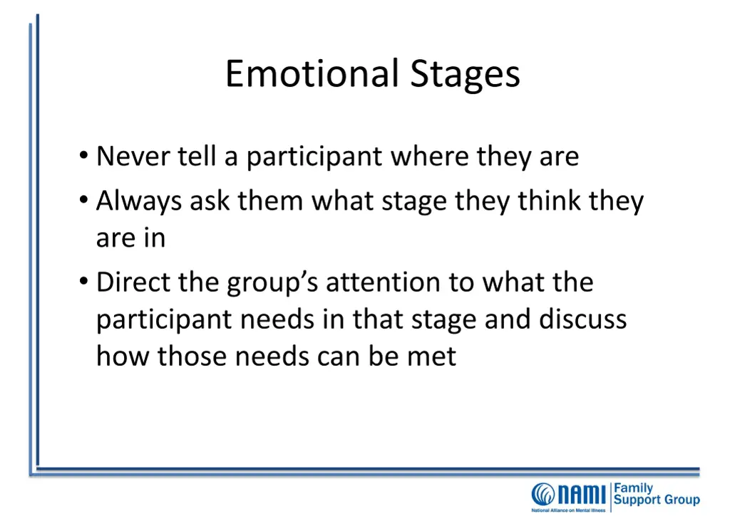 emotional stages