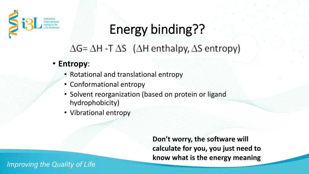 energy binding energy binding 1