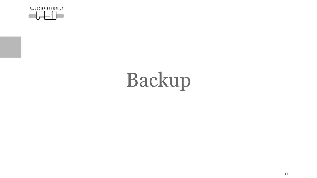 backup