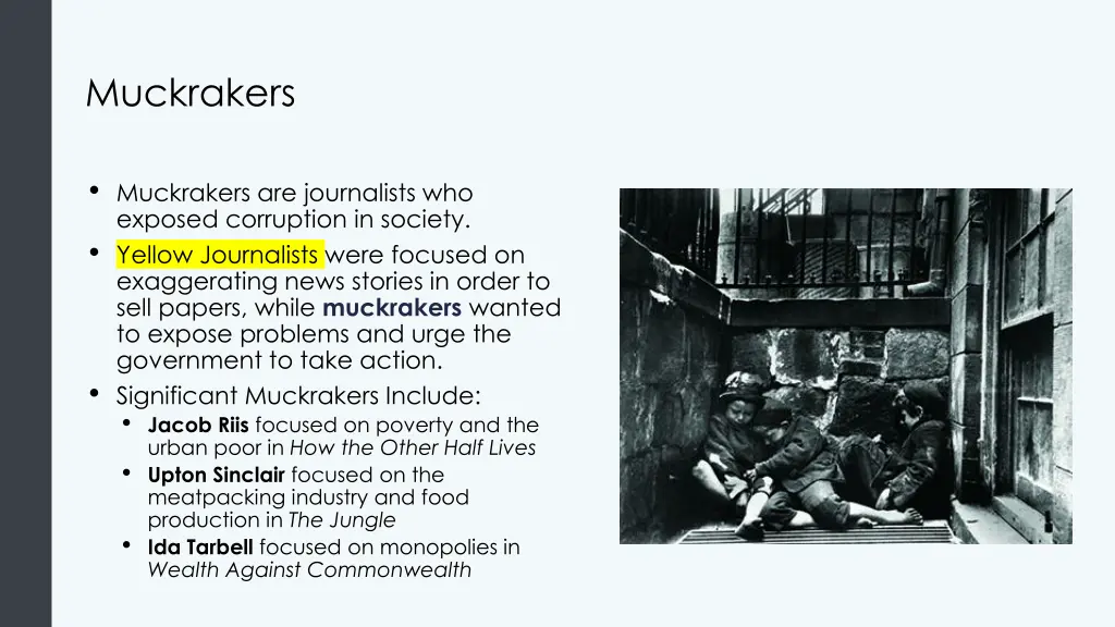 muckrakers