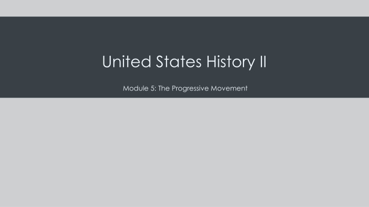 united states history ii