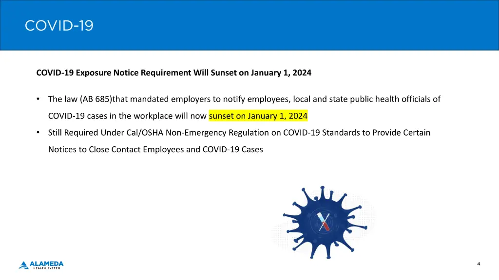 covid 19 exposure notice requirement will sunset