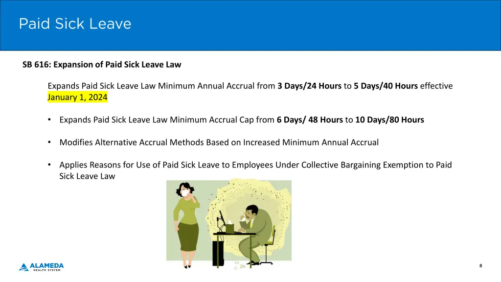 sb 616 expansion of paid sick leave law