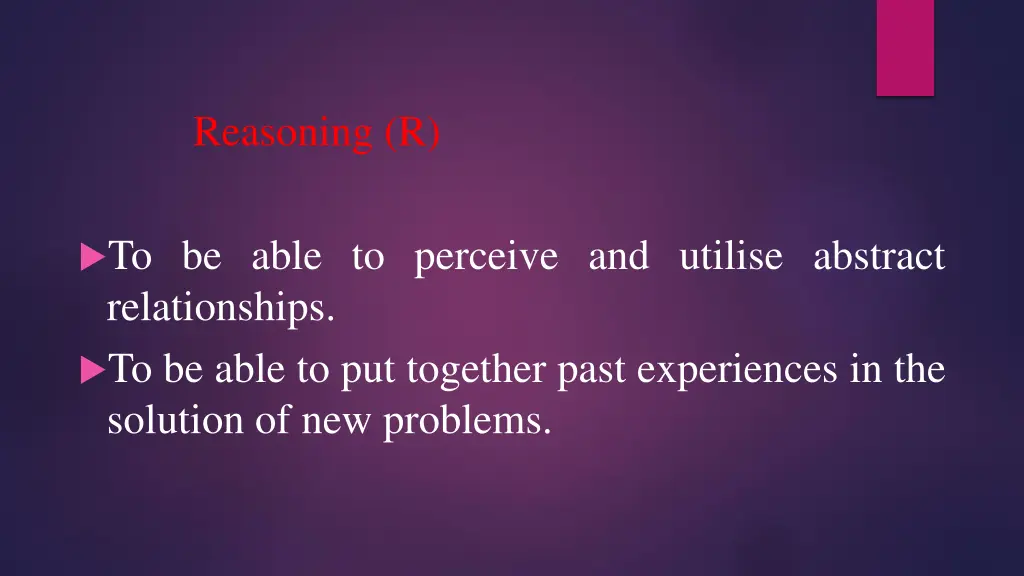 reasoning r