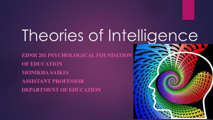 theories of intelligence