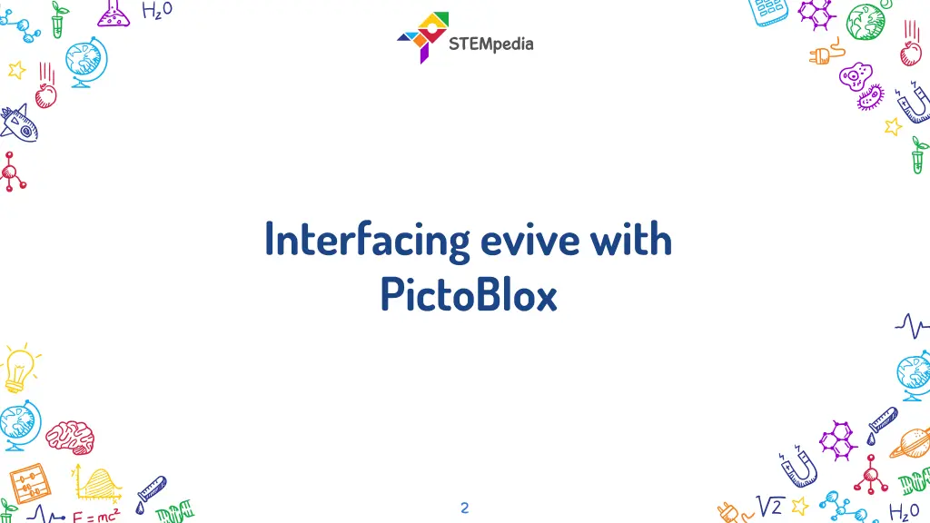 interfacing evive with pictoblox