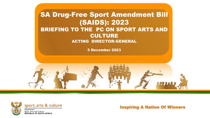 sa drug free sport amendment bill saids 2023