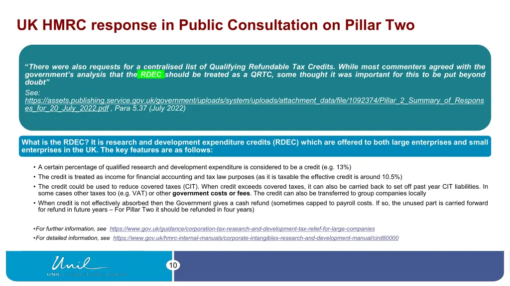 uk hmrc response in public consultation on pillar