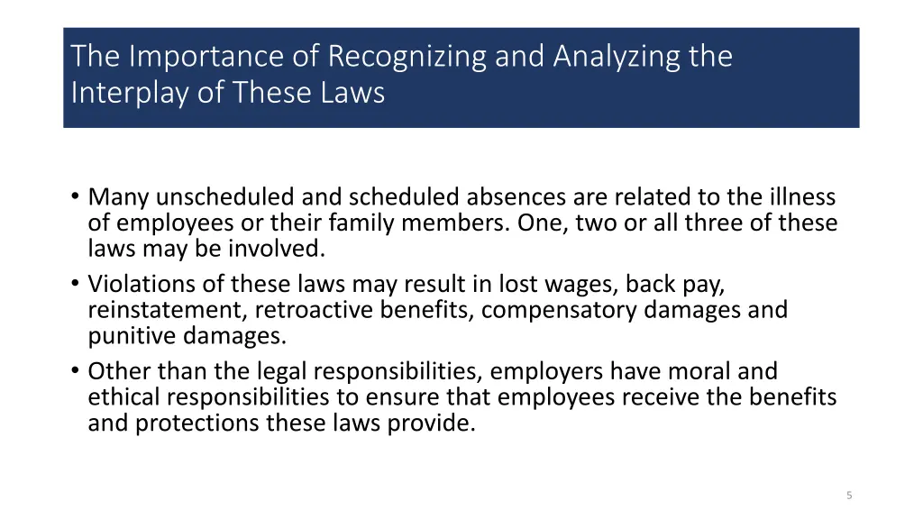 the importance of recognizing and analyzing