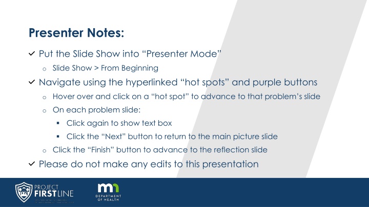 presenter notes