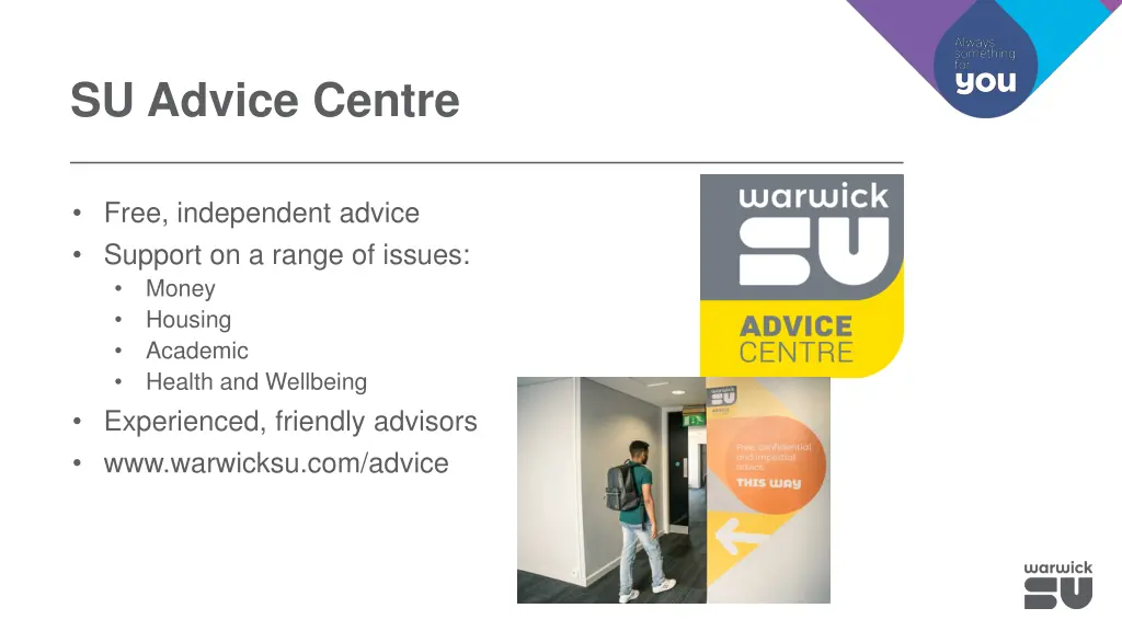 su advice centre