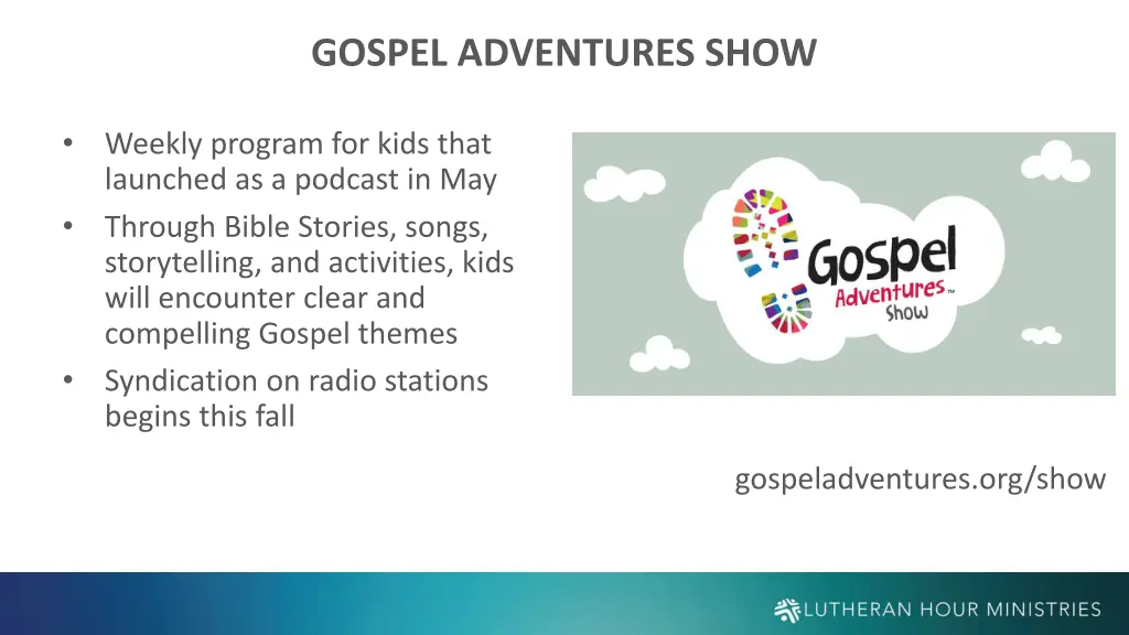 gospel adventures show