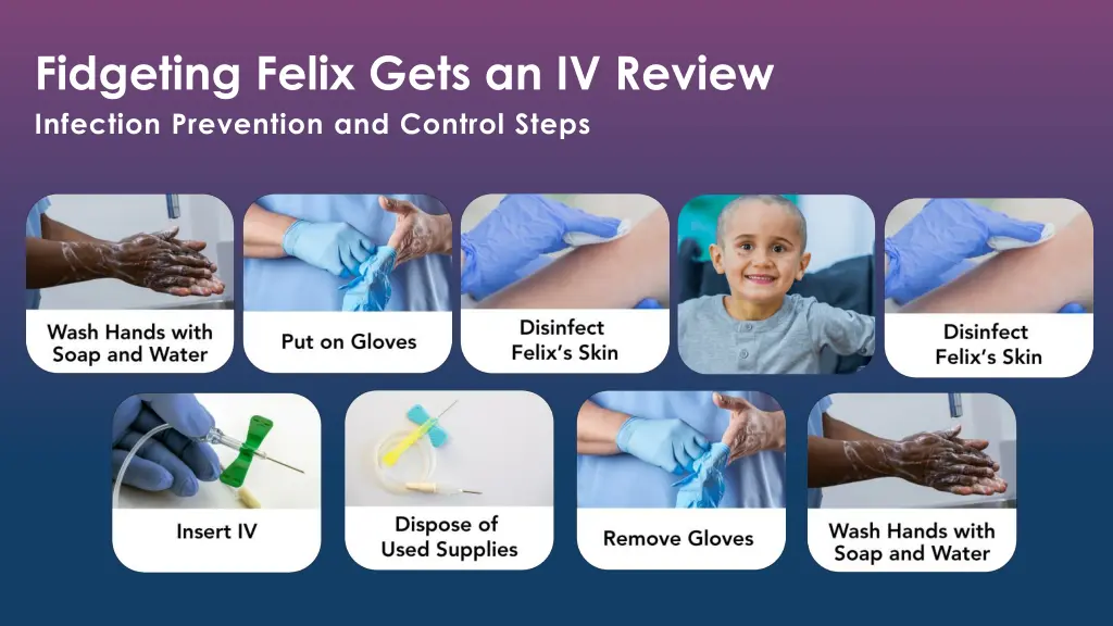 fidgeting felix gets an iv review infection