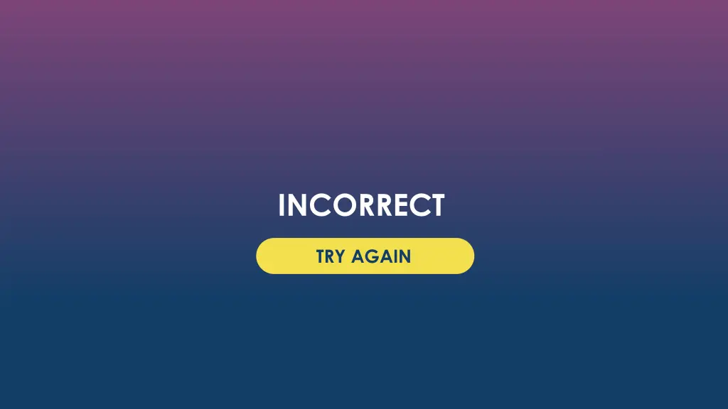 incorrect 1